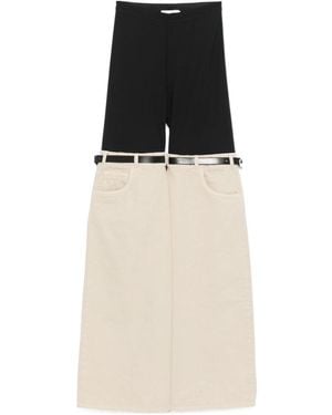 Coperni Stitched Casual Pants - Black