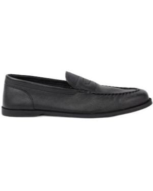 John Lobb Pace Leather Loafers - Black