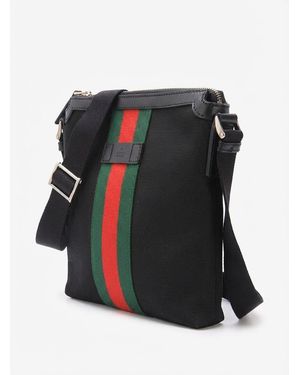 Gucci Double G And Shoulder Bag - Black