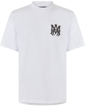 Amiri Crew Neck Casual T-Shirt - White