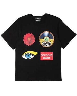 Moschino Printed T-Shirt - Black