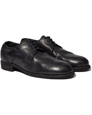 Guidi Lace-Up Casual Shoes - Black