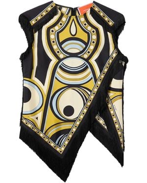 La DoubleJ Scarf Top - Black