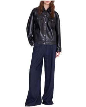 Anine Bing Rory Denim Jacket - Blue