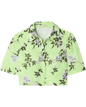 Emilia Wickstead Floralprint Top - Green