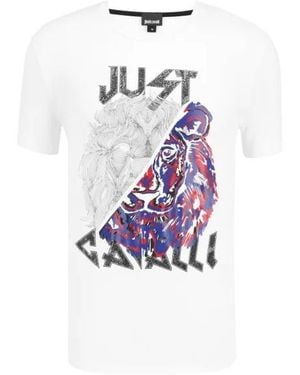 Just Cavalli T Shirt - White