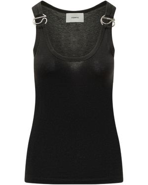 Coperni C-Logo Tank Top - Black