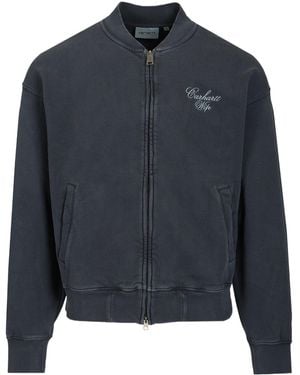 Carhartt Wip Longhand Bomber Jacket - Blue