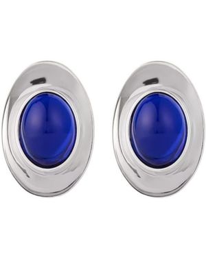 Givenchy Sculpted Gem Earrings - Blue