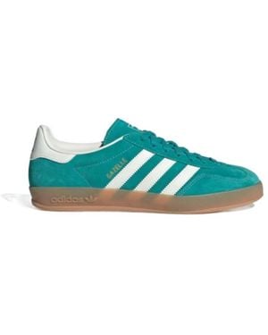 adidas Originals Gazelle Indoor Lace-Up Trainers - Green