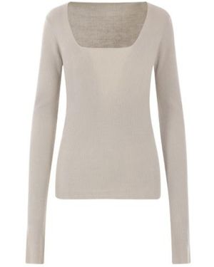 Quira Long Sleeve Pullover Sweater - Natural