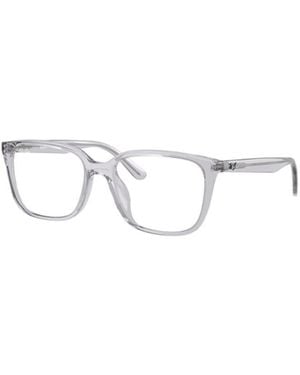 Ray-Ban Geometric Frame Plain Glasses - White