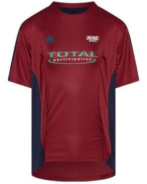 Martine Rose Logo Printed Football T-Shirt - Red