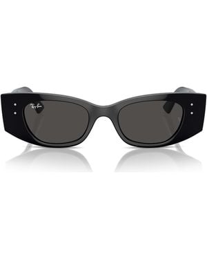 Ray-Ban Kat Rectangular Sunglasses - Black