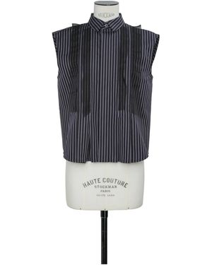Sacai Sleeveless Shirt - Blue