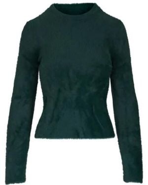 Vince Crewneck Long-Sleeve Sweater - Green