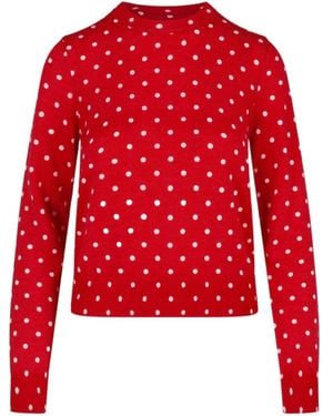 Comme des Garçons Comme Des Garçons Homme Plus Polka Dot Crewneck Jumper - Red
