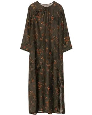 Uma Wang Round Neck Dress - Green