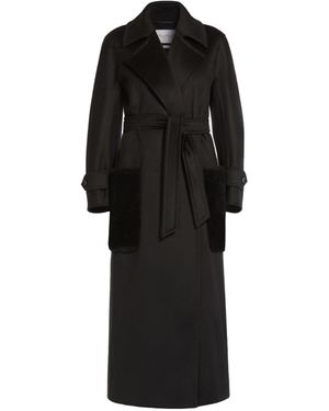 Max Mara Artur Cashmere Robe Coat in Natural | Lyst