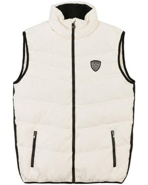 EA7 Quilted Sleeveless Down Jacket - White
