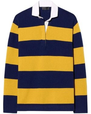 Nili Lotan Rashida Polo Top - Blue