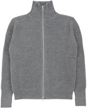 Andersen-Andersen Long-Sleeved Knitted Cardigan - Gray