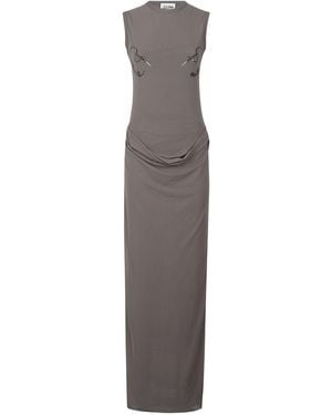 Jean Paul Gaultier Sleeveless Dress - Grey