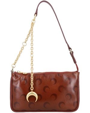 Marine Serre Moon Strike Shoulder Bag - Brown