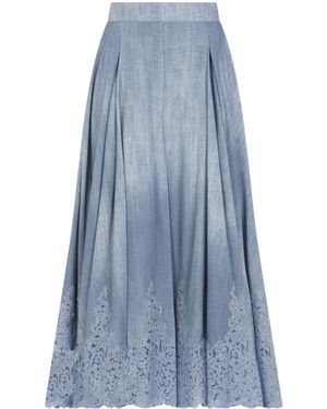 Ermanno Scervino Midi Skirt - Blue