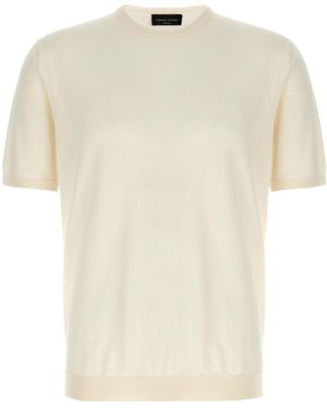 Roberto Collina Knitted T-Shirt - White