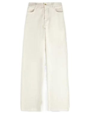 Fay Flare 5-Pocket Trousers - White