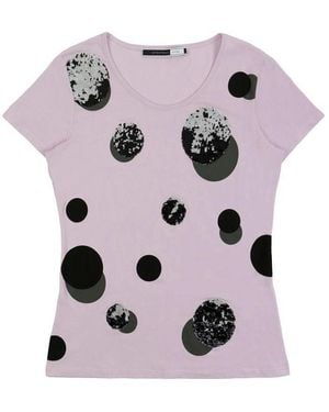 Sportmax T-Shirt With Round Neck And Short Sleeves - Pink