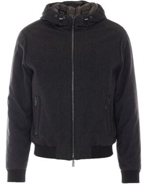 Moorer Long-Sleeve Jacket - Blue
