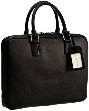 Giorgio Armani Logo Handbag - Black