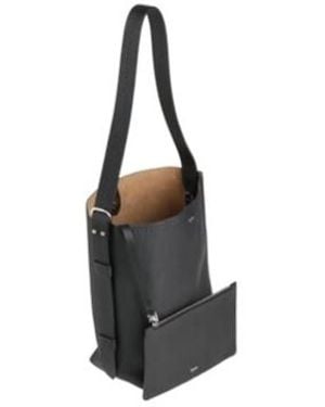 Max Mara Plain Color Shoulder Bags - Black
