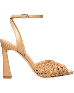 Michael Kors Rosie Woven Sandals - Metallic