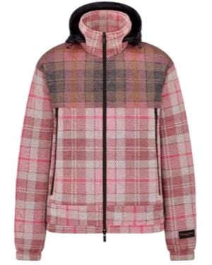 Dior Plaid Jacquard Jacket - Red