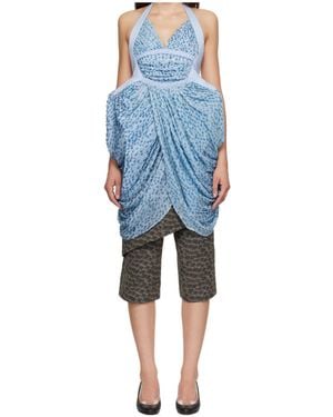 Kiko Kostadinov Gannet Halter Top - Blue