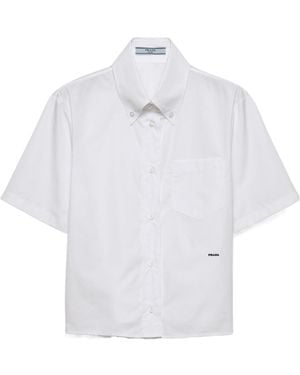 Prada Poplin Shirt - White