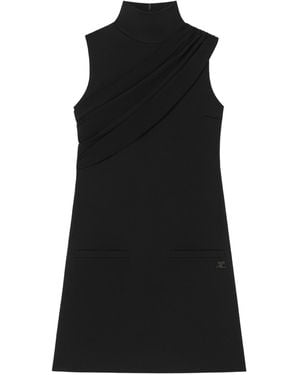 Courreges ツイスト Aライン ミニドレス - Black