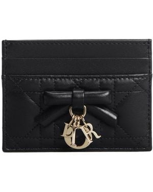 Dior Lady Freesia Card Holder - Black