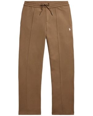 Polo Ralph Lauren Drawstring Wide Leg Trousers - Brown