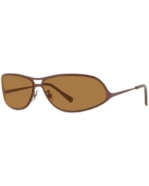 Stella McCartney Geometric Frame Sunglasses - White