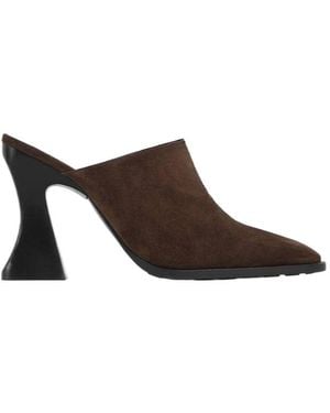 Bottega Veneta Cha-Cha Pointed-Toe Court Shoes - Brown