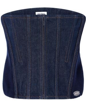 Jean Paul Gaultier Denim Corset - Blue
