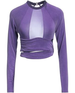 Jacquemus Long Sleeve Top - Purple