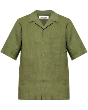 Samsøe & Samsøe Chest-Pocket Short-Sleeve Shirt - Green