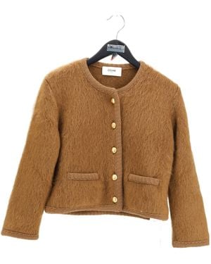 Celine Long-Sleeved Jacket - Brown