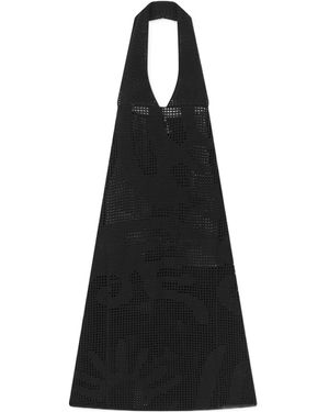 Nanushka Fotini Midi Dress - Black