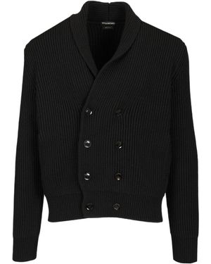 Tom Ford Shawl Collar Cardigan - Black